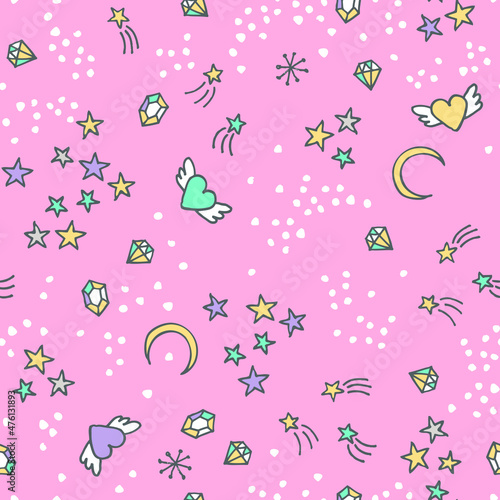T-shirt print pattern design for kids. Can be used for baby t-shirt print, fashion print design, kids wear, baby bedding set, wallpaper, nursery decor, invitation card, kids room decor, poster.
