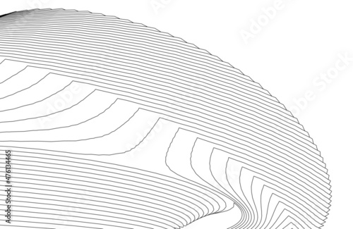 close up of a white spiral