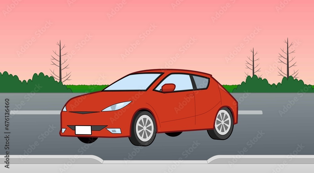 背景と車 背景と車