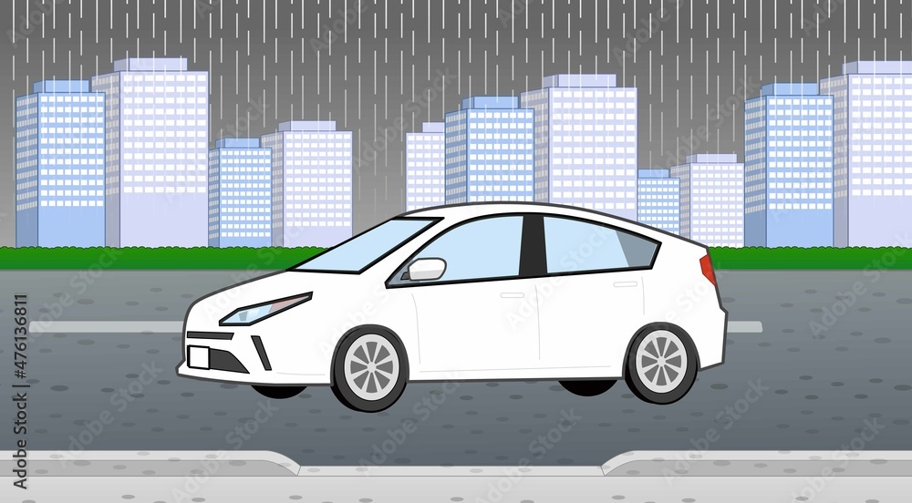 背景と車 背景と車