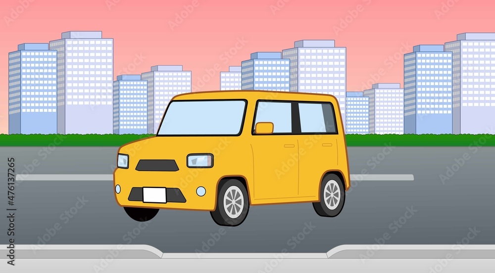 ボックスカーのイラスト ボックスカーのイラスト