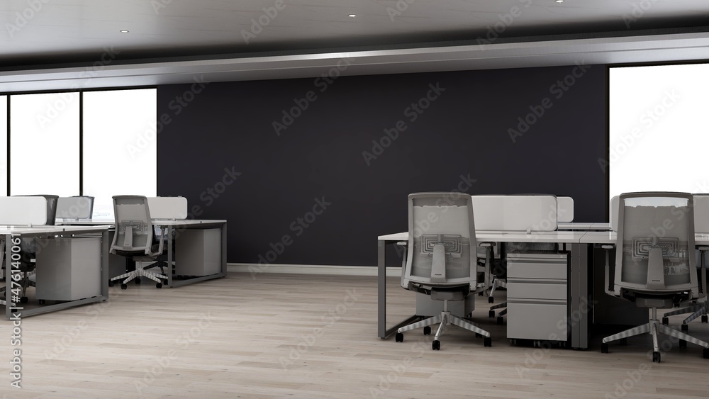 blank wall in the modern office room for company logo mockup blank wall in the modern office room for company logo mockup