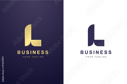 Initial Letter L Logo For Business or Media Company.