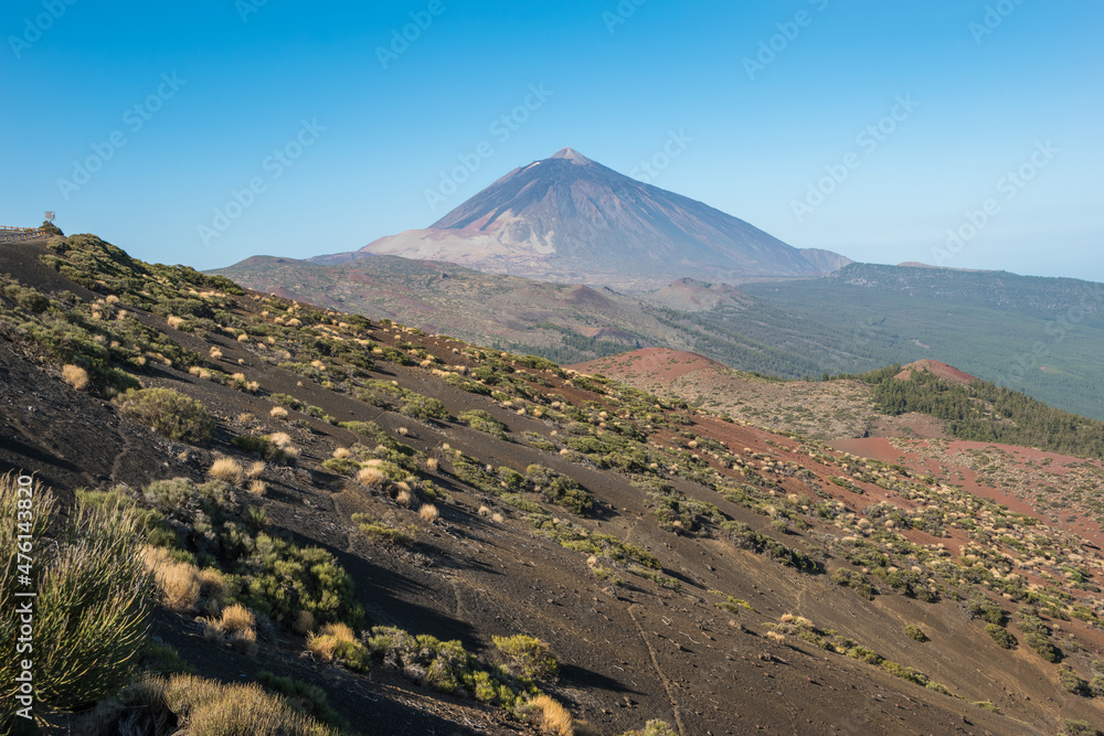 Beautiful scenery of Teide National Park - Santa Cruz de Tenerife, Canary Islands, Spain