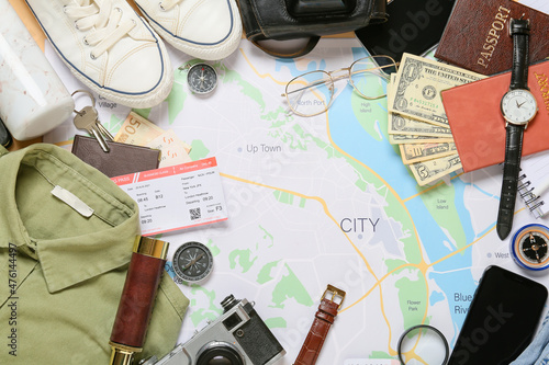 Travelling belongings with ...