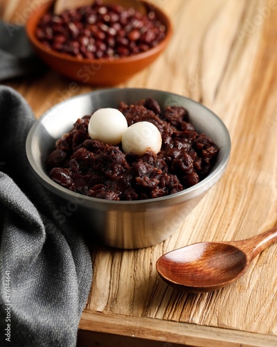 Oshiruko, Zenzai, Sweet Red Bean Soup with Rice Cake