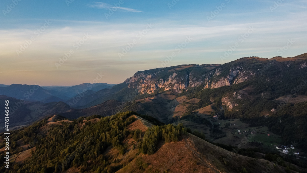 Trascau Mountains Landscape, Romania