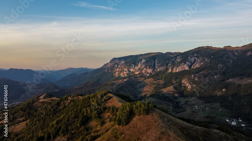 Trascau Mountains Landscape, Romania