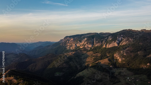 Mountain Landscape in Apuseni Mountains of Romania