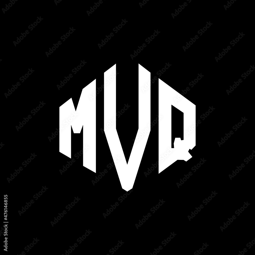 MVQ letter logo design with polygon shape. MVQ polygon and cube shape logo design. MVQ hexagon vector logo template white and black colors. MVQ monogram, business and real estate logo. MVQ letter logo design with polygon shape. MVQ polygon and cube shape logo design. MVQ hexagon vector logo template white and black colors. MVQ monogram, business and real estate logo.
