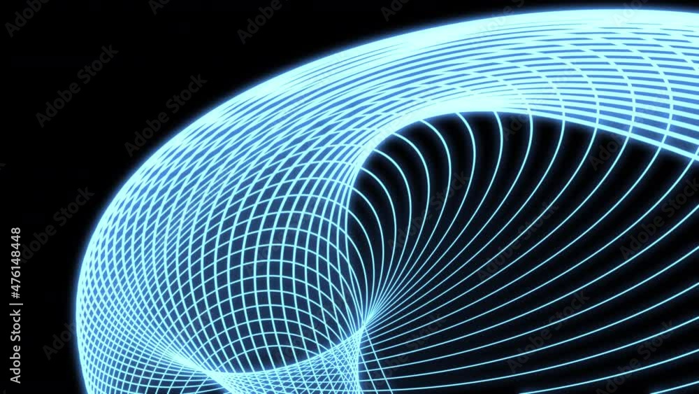 3D Streamline Geometries Blue VJ Loop 05 Animation Background 3D Streamline Geometries Blue VJ Loop 05 Animation Background