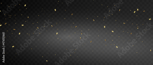 Canvas-taulu Celebration background template with confetti and gold ribbons