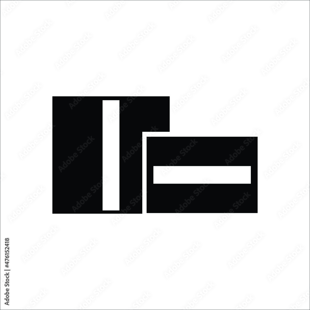 Vector design glyph icon item box for marketplace Vector design glyph icon item box for marketplace