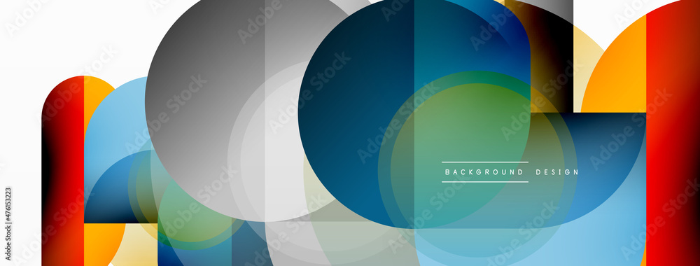 Creative geometric wallpaper. Minimal circle triangle and square line abstract background. Vector illustration for wallpaper banner background or landing page Creative geometric wallpaper. Minimal circle triangle and square line abstract background. Vector illustration for wallpaper banner background or landing page