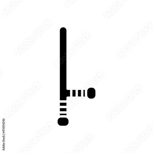 Side handle baton icon