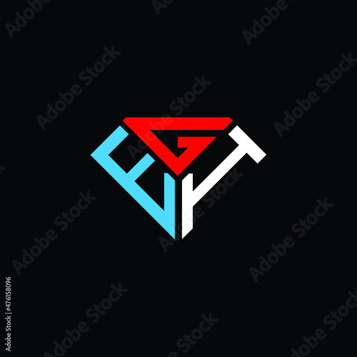 EGI letter logo creative design. EGI unique design