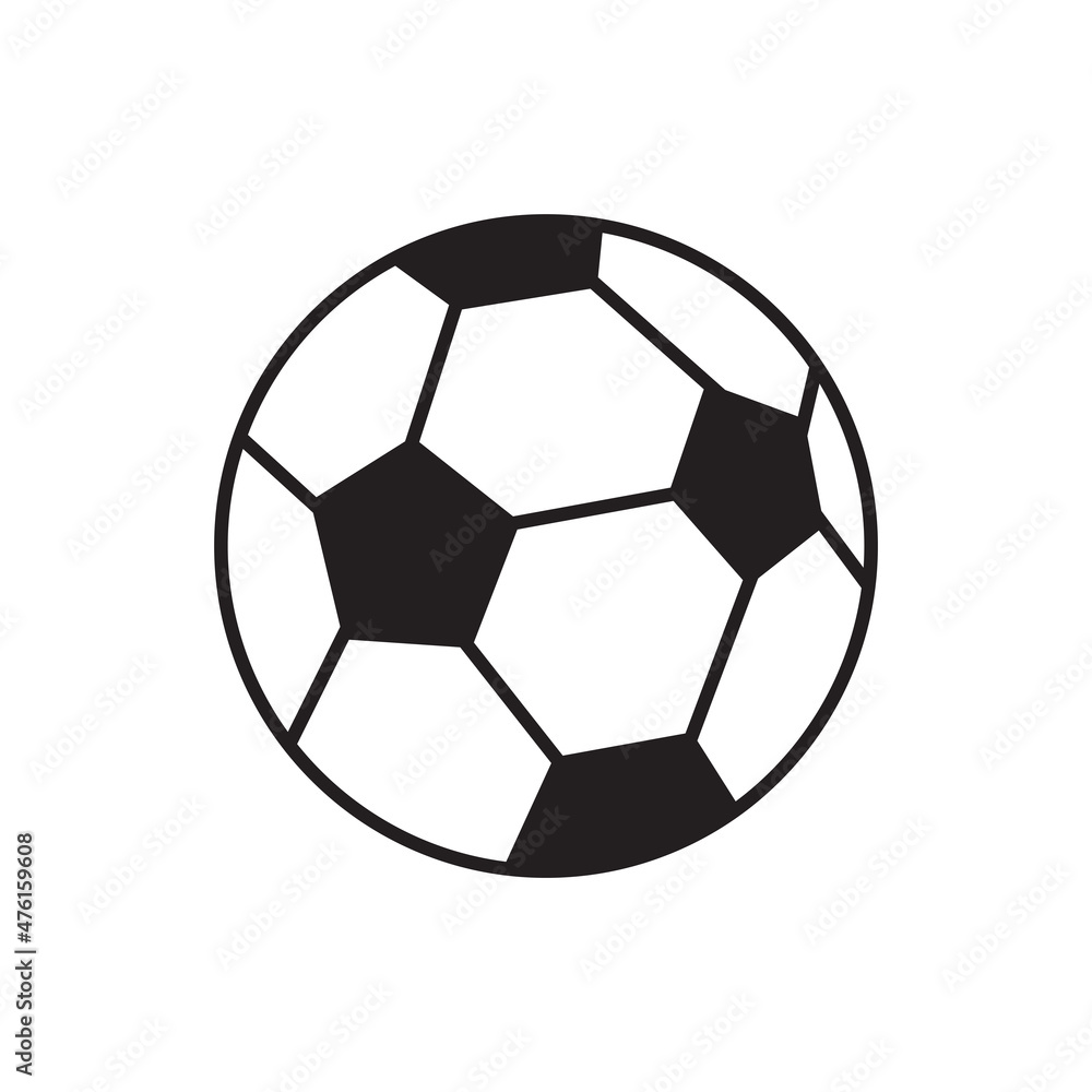 Fototapeta premium soccer ball icon design vector templates
