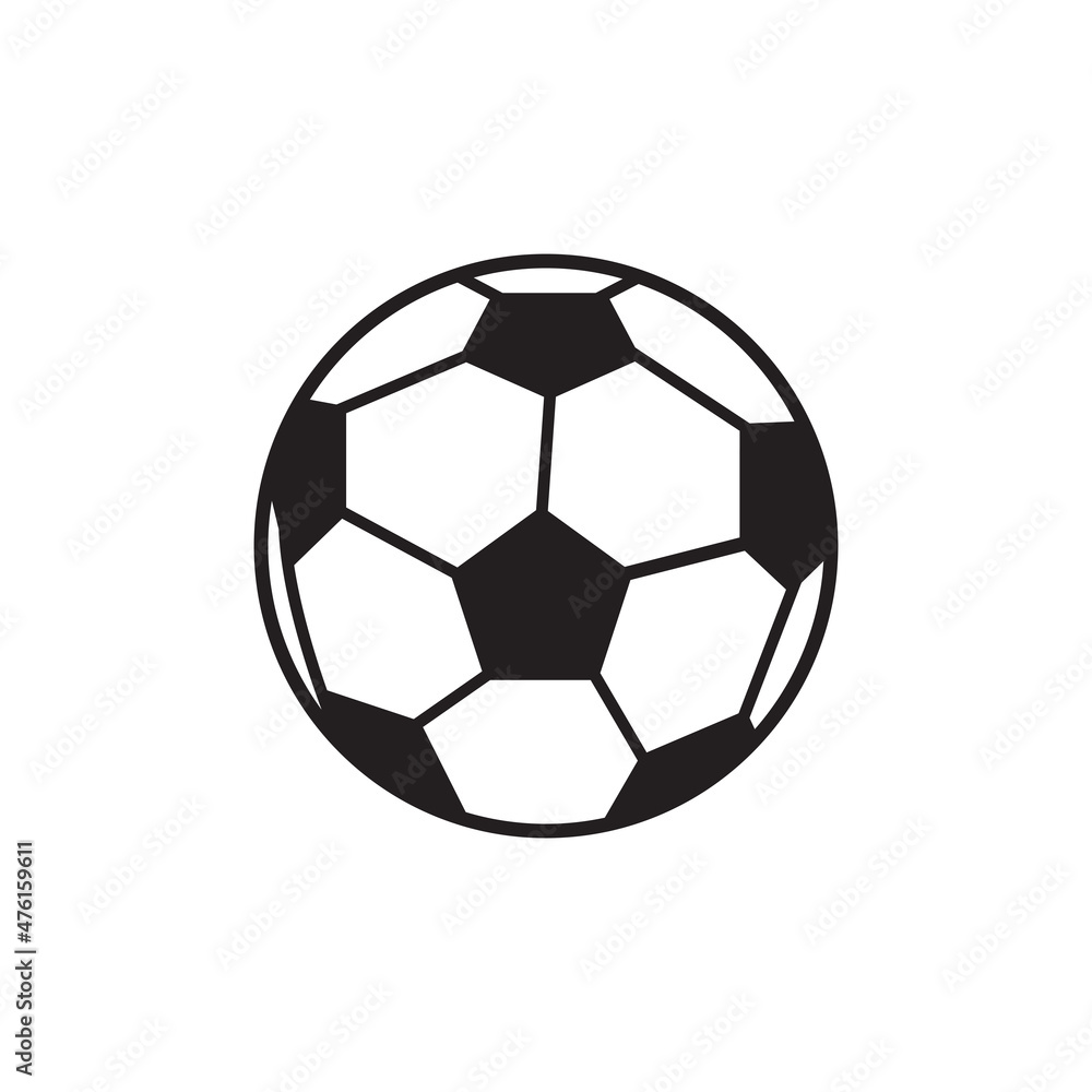Fototapeta premium soccer ball icon design vector templates