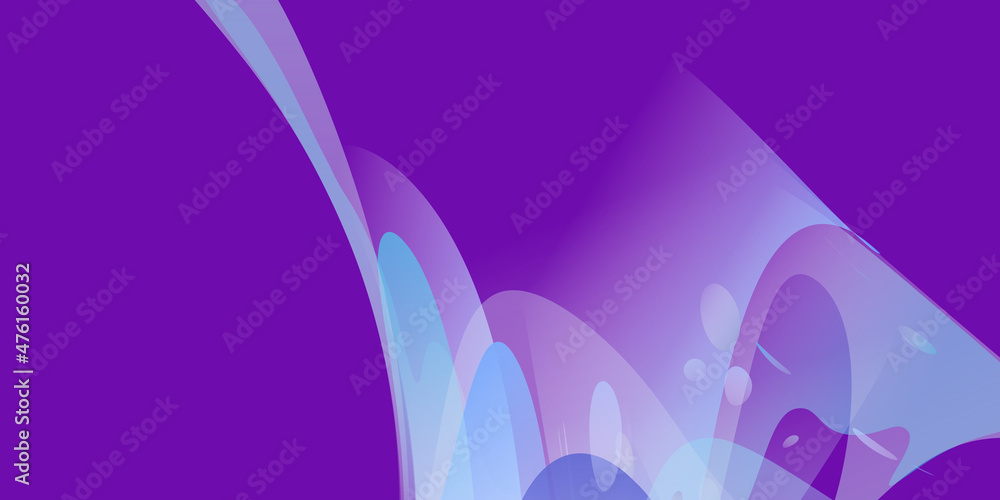 Abstract purple and blue fluid background
