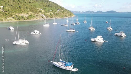 yachter's paradise near Foxys Bar in Jost van Dyke, British Virgin Islands photo