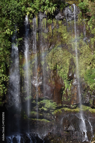 Cascade Grand Galet (détail), Ile de la Réunion, Océan Indien. © Didier San Martin