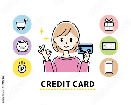 クレジットカード　女性