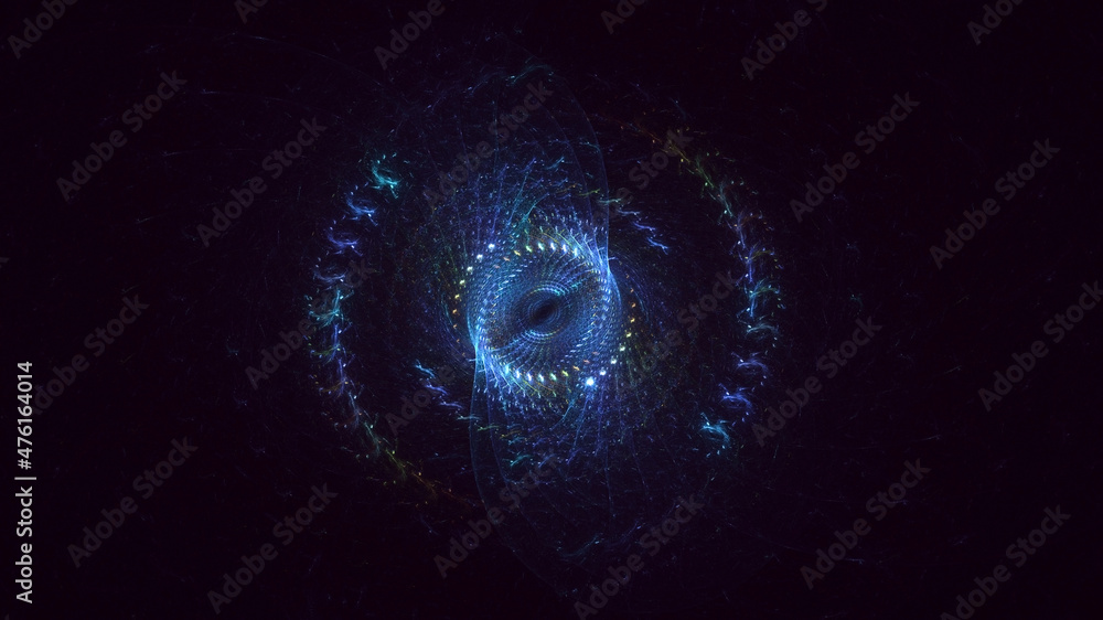 3D rendering abstract round light background 3D rendering abstract round light background