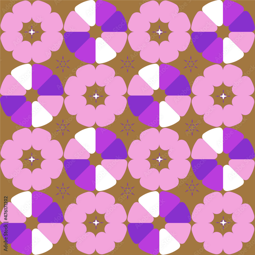 Round-form.Seamless pattern.Image on white and color background. Round-form.Seamless pattern.Image on white and color background.