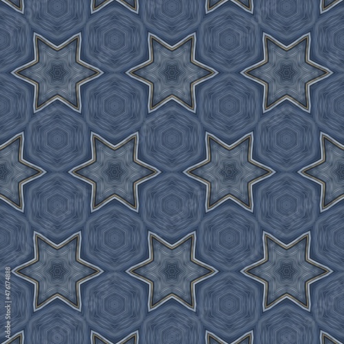 Decorative denim background texture for youth fashionwear. Torn blue jeans design for textile  flyer  brochure  fashion magazine  ceramic tiles  carpet printing. Indigo concept design for home decor