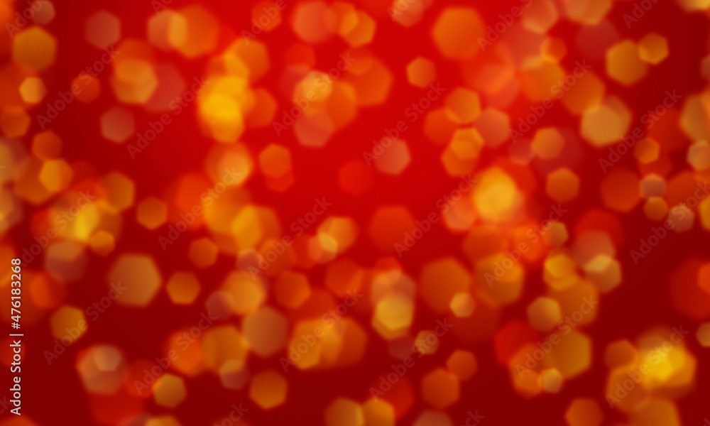 Red festive, magical, romantic, bokeh background. Design element
