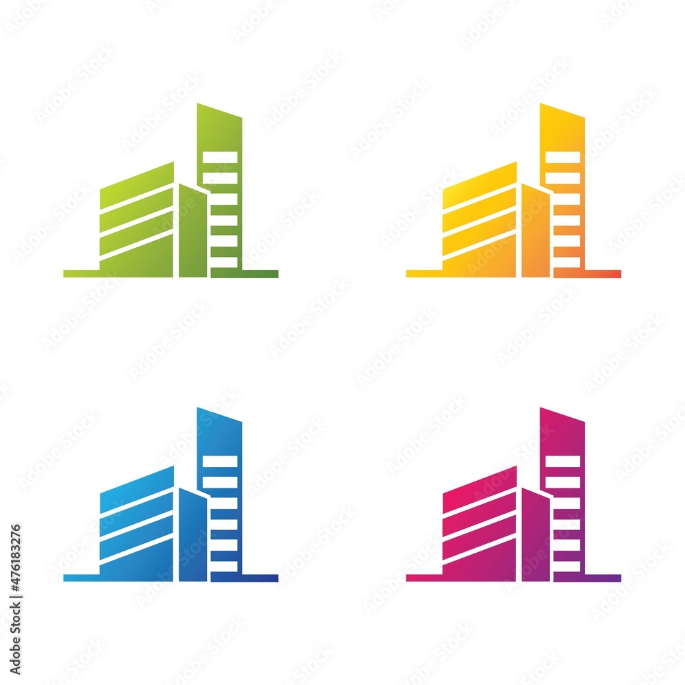 Obraz premium Real estate icon set