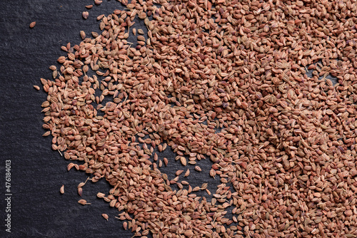 Dryed Ajwain seed for Asian and Indian cooking photo