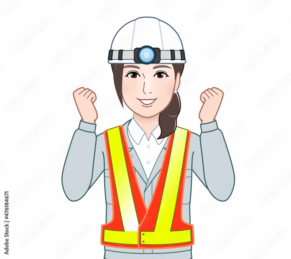 Obraz premium 建設業の女性