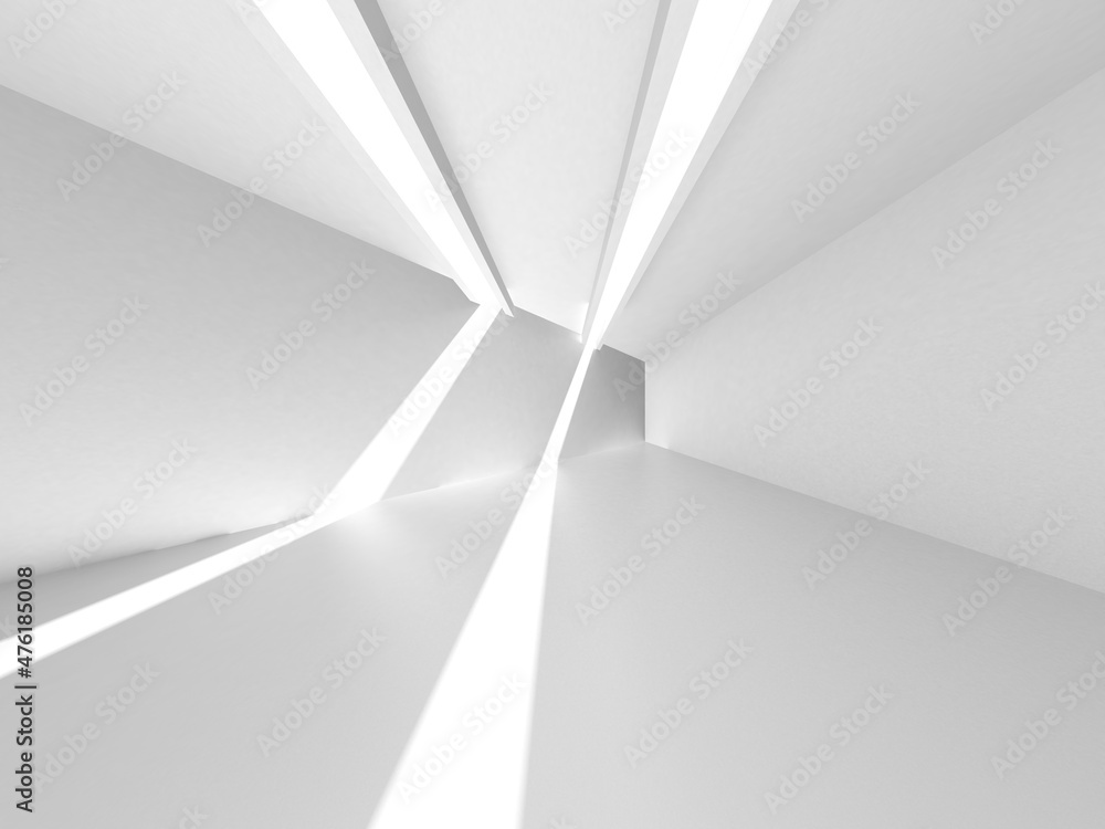 Abstract White Architecture Design Concept Abstract White Architecture Design Concept