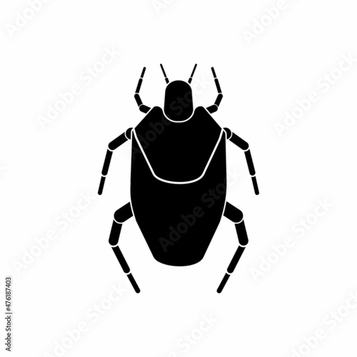 bedbug icon, bedbug vector sign symbol