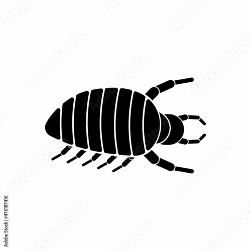 flea icon, flea vector sign symbol