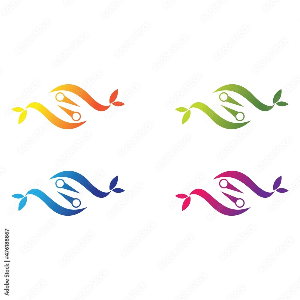 Fototapeta premium DNA icon set