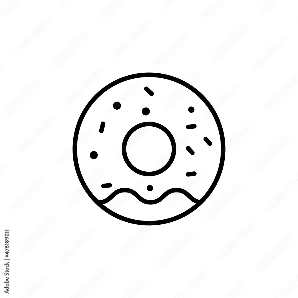 Donuts icon vector design templates Donuts icon vector design templates