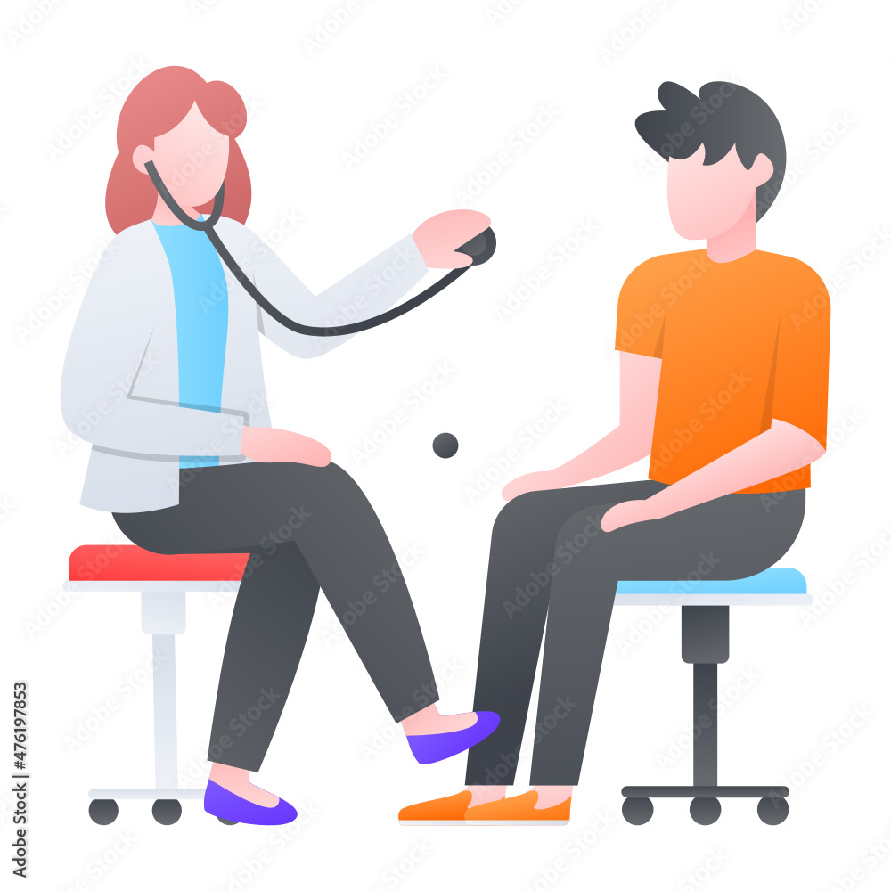 physician routine check up Concept, Annual Physical Exam Vector Color Icon Design, Medical and Healthcare Scene Symbol, Diseases Diagnostics Sign, Doctors and Patients Characters Stock Illustration physician routine check up Concept, Annual Physical Exam Vector Color Icon Design, Medical and Healthcare Scene Symbol, Diseases Diagnostics Sign, Doctors and Patients Characters Stock Illustration