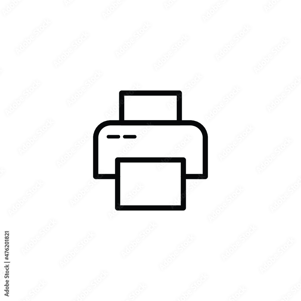 Printer icon sign vector, logo illustration for web and mobile. Printer icon sign vector, logo illustration for web and mobile.