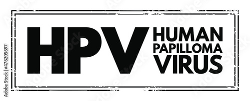 HPV - Human Papilloma Virus acronym, medical concept background