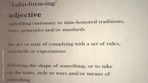 Conforming Definition