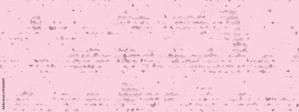 Banner, random geometric shapes with Light pink color. Random pattern background. Texture Light pink color pattern background.