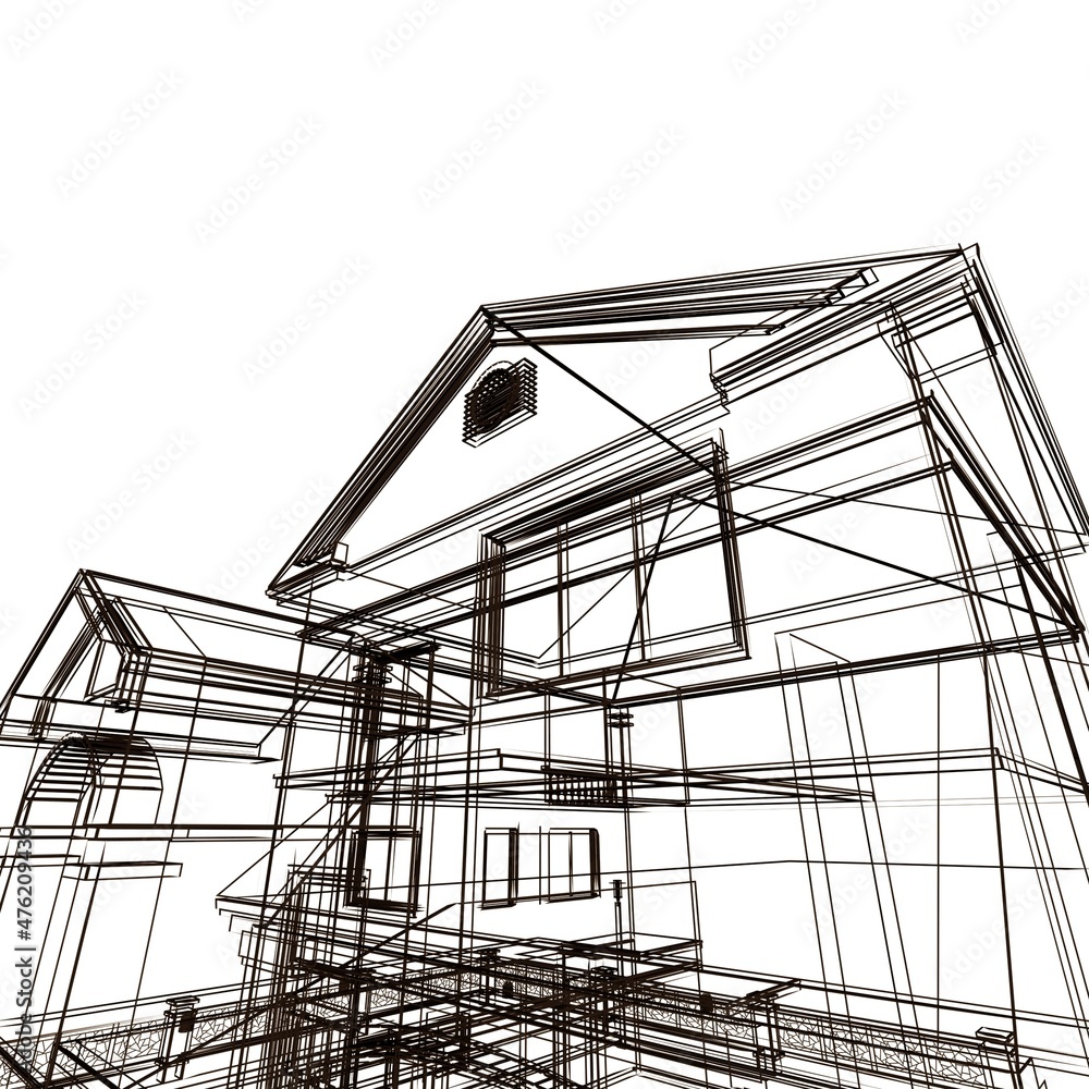 Abstract architecture background. 3d rendering Abstract architecture background. 3d rendering