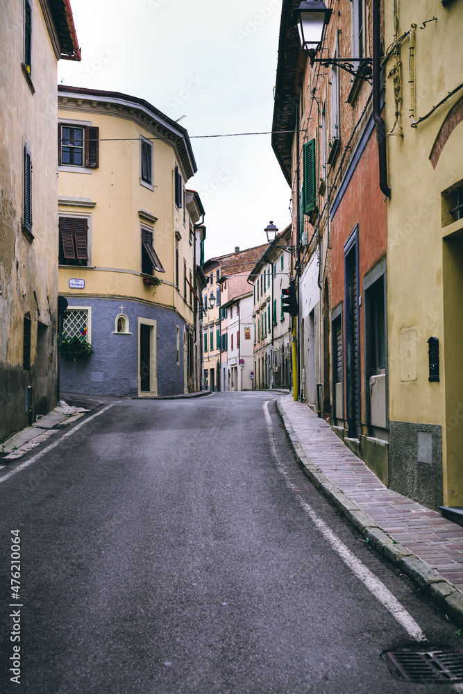 Italian town road