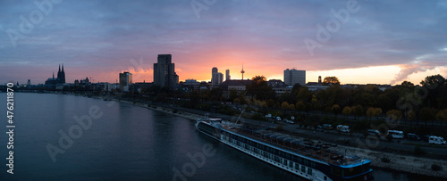 Sunset Cologne Skyline