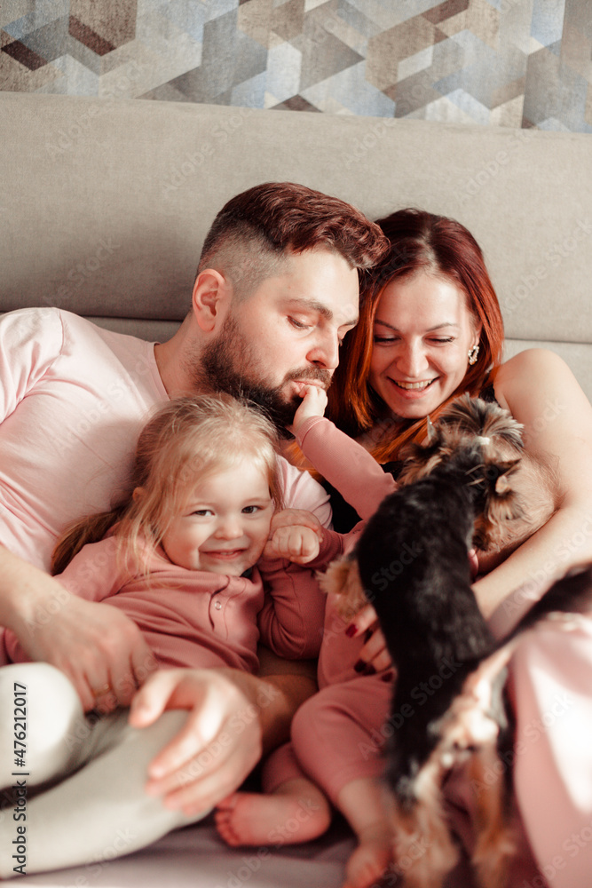 The love of mother and child. The love of a father and a child.The family is at home. Lifestyle The love of mother and child. The love of a father and a child.The family is at home. Lifestyle