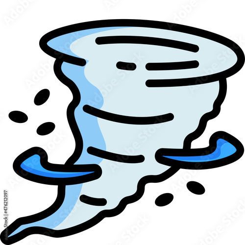 tornado line icon