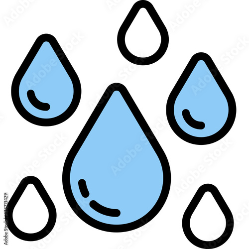 drops one color icon