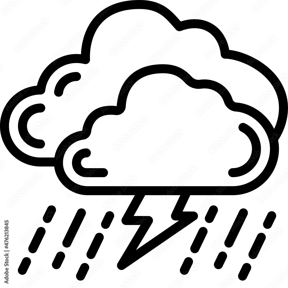 storm line icon storm line icon